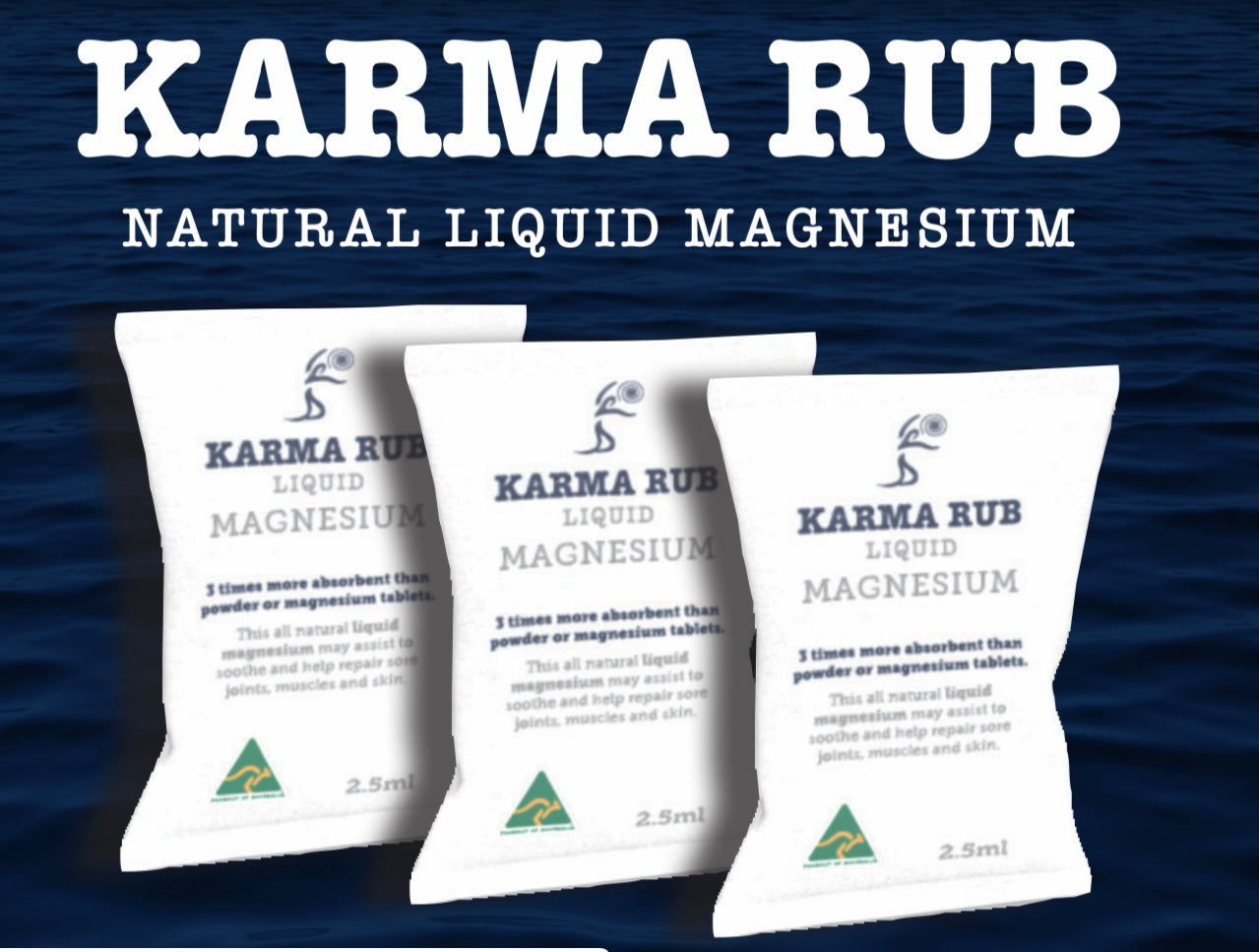 Karma Rub Sample Sachet, 2.5 ml, (12 sachets)