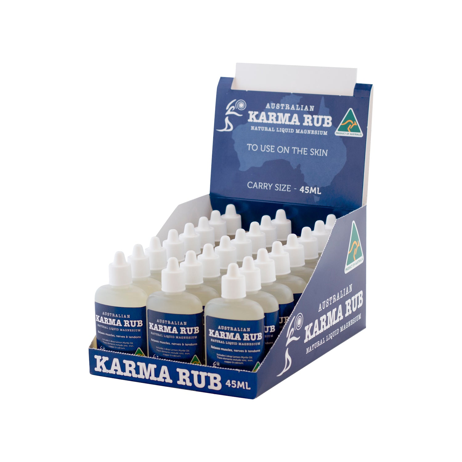 45ml Box (24 units) Karma Rub Magnesium